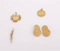 A Group of Yellow Gold Jewelry