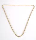 A 14 Karat Yellow Gold Rope Chain Necklace