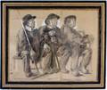 Charles Toche French Figural Drawing