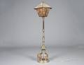 50 GILT BRONZE AND CHAMPLEVE TORCHIERE
