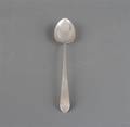 A George III Sterling Silver Armorial Dressing Spoon Michael Homer Dublin