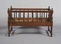 An American Walnut Baby Bed
