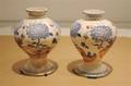 A Pair of Masons Ironstone Baluster Vases