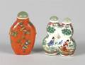 Two Chinese Porcelain Snuff Bottles
