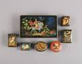 Seven Russian Lacquer Boxes
