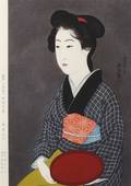 A Group of Three Japanese Woodblock Prints by Hashiguchi Goyo