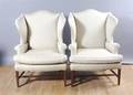 A Pair of Wingback Armchairs
