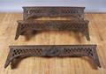 A Set of Three Carved French Provincial Style Valances