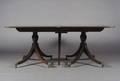 A Georgian Style Double Pedestal Mahogany Dining Table Quigley