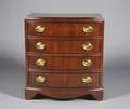 A Georgian Style Diminutive Bowfront Chest of Drawers