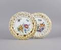A Pair of Meissen Porcelain Plates