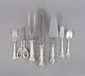 A Partial Set of American Sterling Silver Flatware Towle El Grande Pattern