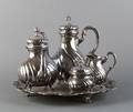 A Five Piece Silverplate Tea and Coffee Service