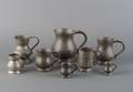 Eight Pewter Measures
