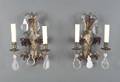 A Pair of French TwoLight Sconces Boler
