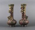 A Pair of Spelter Vases
