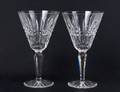 1 SET OF EIGHT WATERFORD CRYSTAL WINE GLASSES