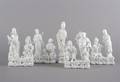 A Collection of Four Chinese Blanc de Chine Figural Groups
