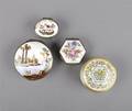 A Collection of Four Enamel Boxes