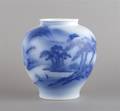 A Japanese Blue and White Vase