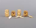 A Set of Four Carved Figures