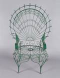 A Victorian Wire Garden Chair