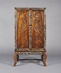 A Chinese MotherofPearl Inlaid Cabinet