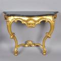 A Louis XV Style Giltwood Console Table