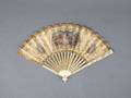 A French Painted Silk Fan Eventails Ed Creusy Paris