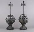 A Pair of Italian Iron Spheres