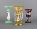 Three Bohemian Glass Table Articles