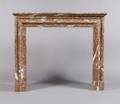 A French Rouge Marble Fire Place Surround