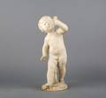 A Plaster Model of a Putto Holding a Butterfly