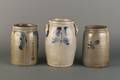 Three American Stoneware Storage Jars