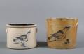 Two American Stoneware Storage Jars