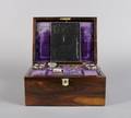 An English Rosewood Dressing Box