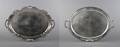 Two Silverplate Serving Trays