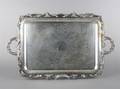 An English Silverplate Serving Tray