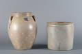 Two American Stoneware Storage Jars