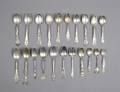Twentyone American Sterling Silver California Spoons