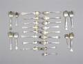 Twentyfive American Sterling Silver Chicago Souvenir Spoons