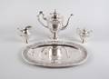 A Mexican Sterling Silver Four Piece Coffee Service Maciel