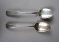Two American Coin Silver Spoons