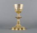 An American Sterling Silver Gilt and Enameled Chalice WJ Feeley Co
