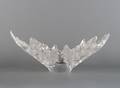 A Lalique Clear Leaf Center Bowl