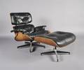 A Charles and Ray Eames 670 Lounge Chair and 671 Ottoman Herman Miller