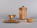 A Dirk Van Erp Three Part Copper Coffee Service