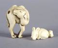 Two Japanese Ivory Netsuke