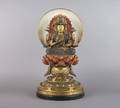 A Japanese Lacquer and Giltwood Figure of a Seated Guanyin