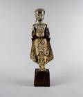 A Thai Gilt Bronze Figure of a Standing Buddha